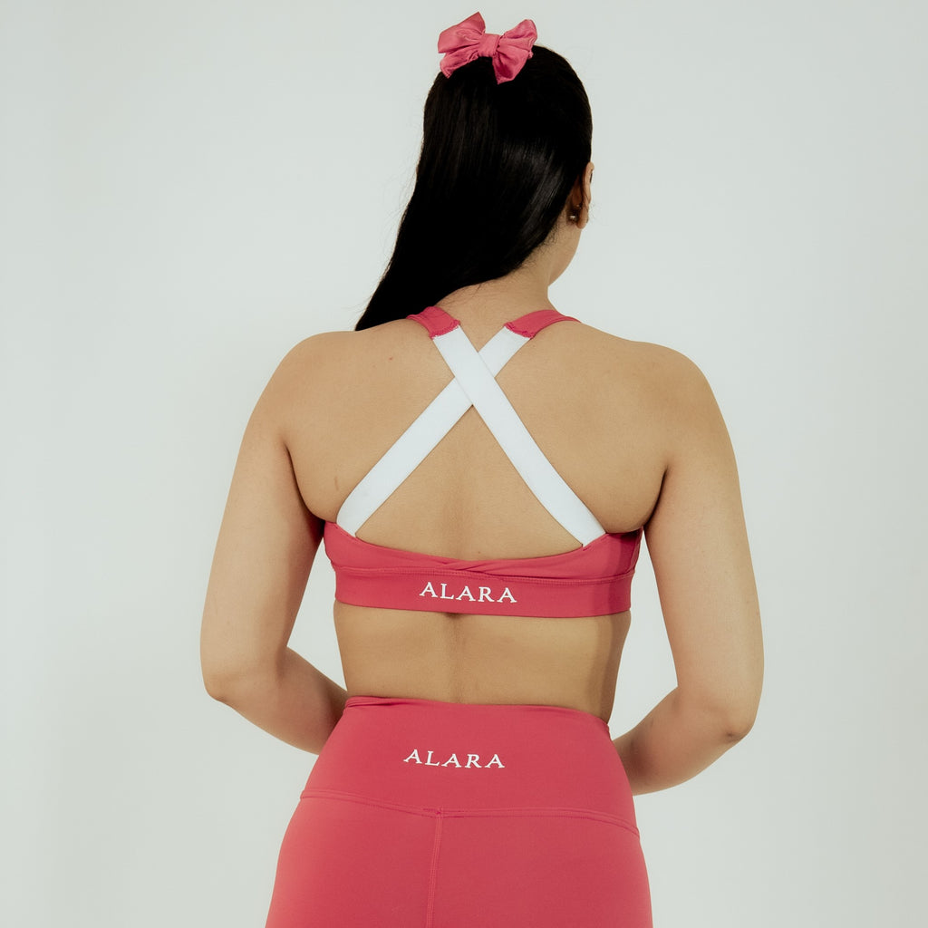 Power Hold Sports Bra - Pink